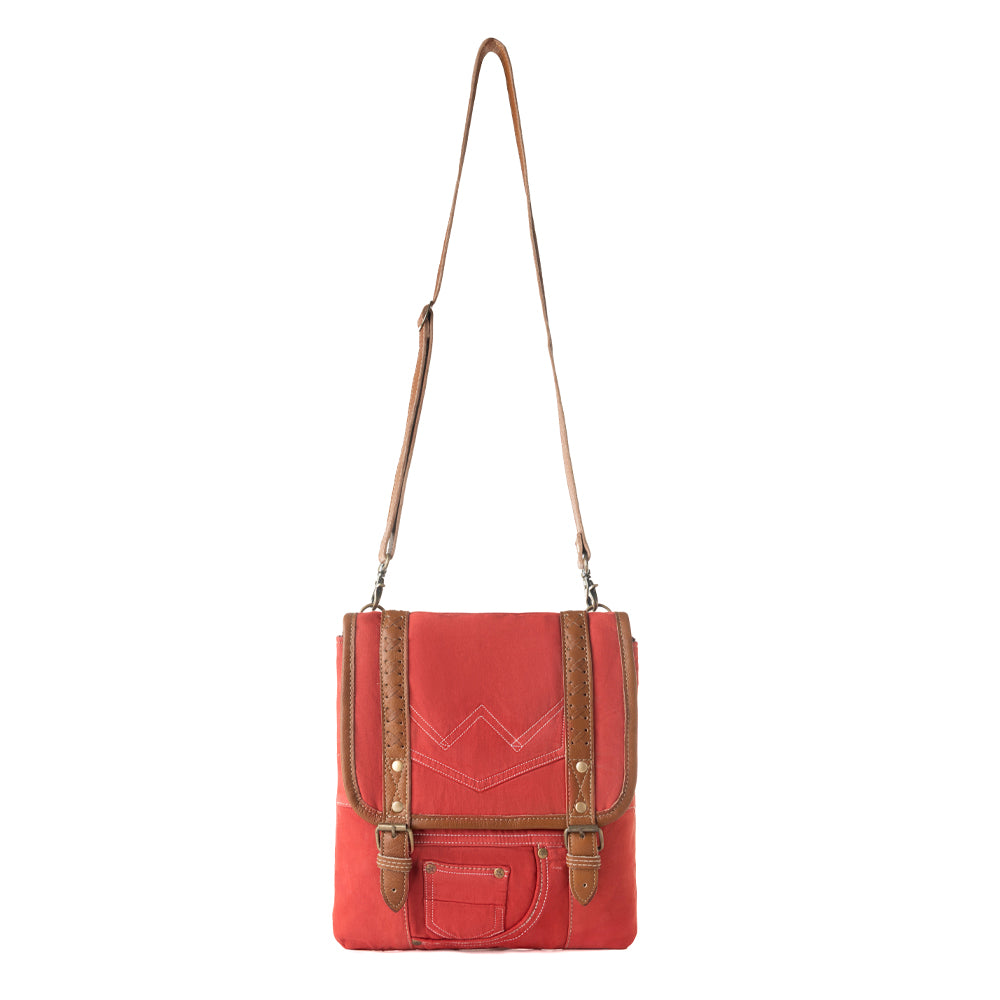 Dustrider upcycled canvas vintage style Bag Variant Combo