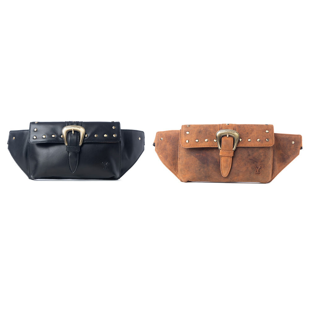 Yellowstone High Plains Studded Fanny Pack with Buckle Variant Combo
