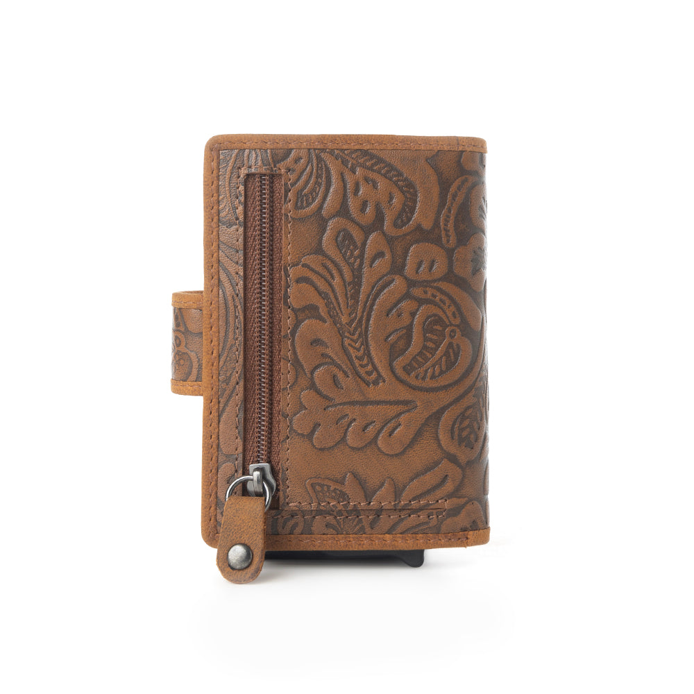 Wild Rose Leather Credit Card Holder Variant Combo