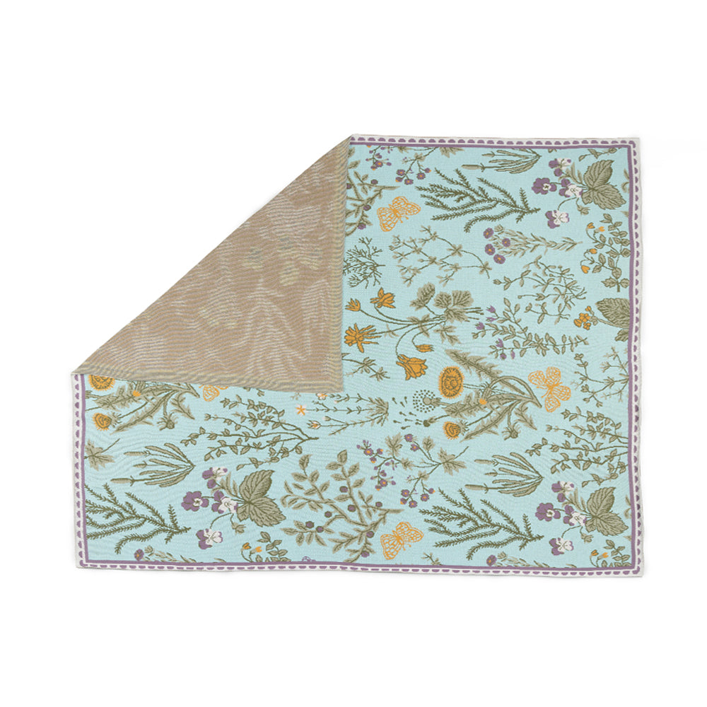 Western Skies Meadow Throw in Mesa Aqua