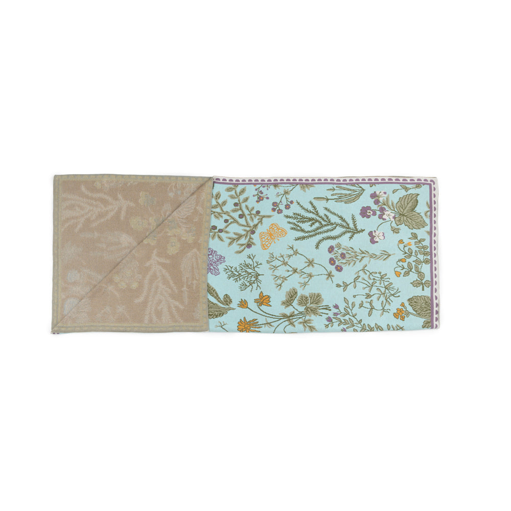 Western Skies Meadow Throw in Mesa Aqua