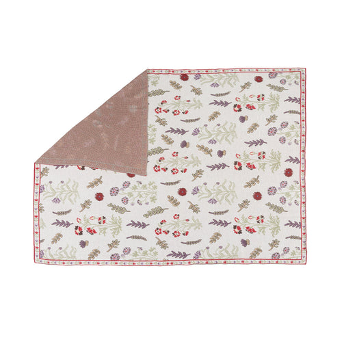 Garnet Grove Western Throw in Prairie Pearl