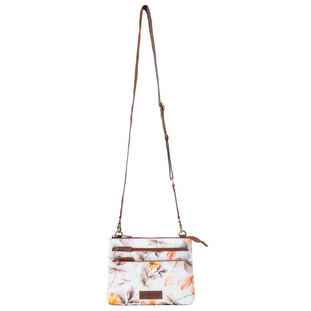 Maple Ridge Cotton & Leather Crossbody Bag Variant Combo