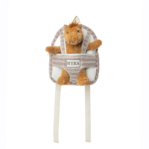 WhinnyPal Kids' Backpack in Toffee Brown