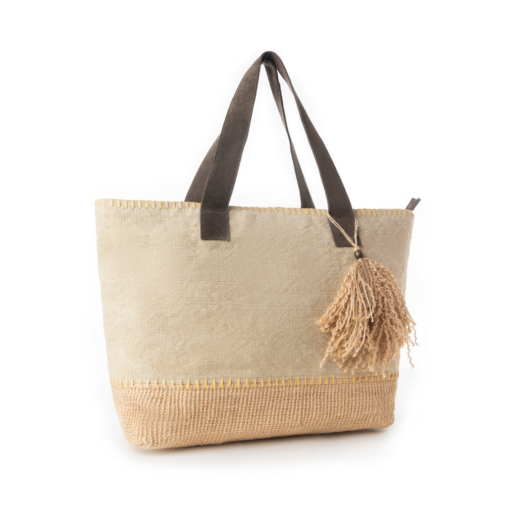 Myra Willow Wanderer Tote Bag in Prairie Dust