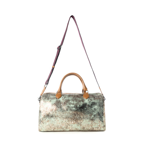 Ranger's Echo Snake Print Leather Duffle Bag Variant Combo