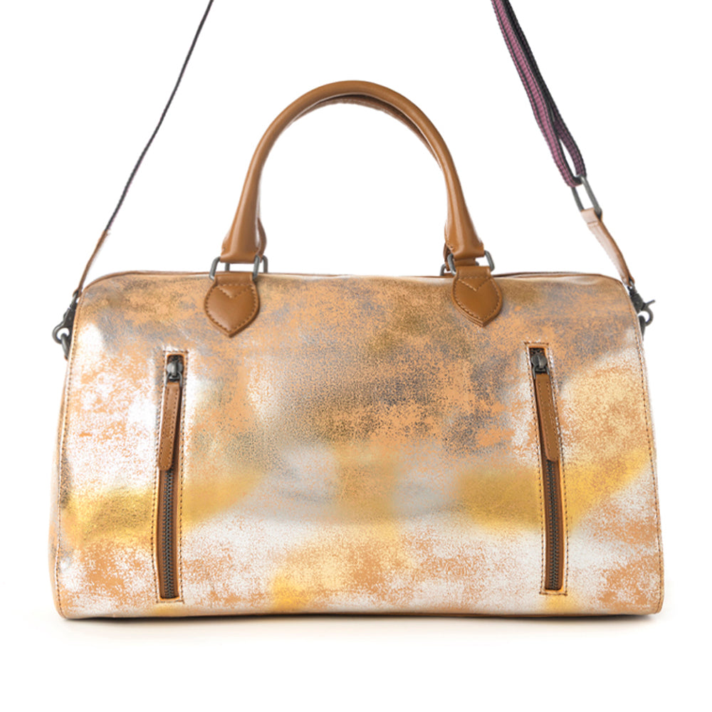 Ranger's Echo Snake Print Leather Duffle Bag Variant Combo