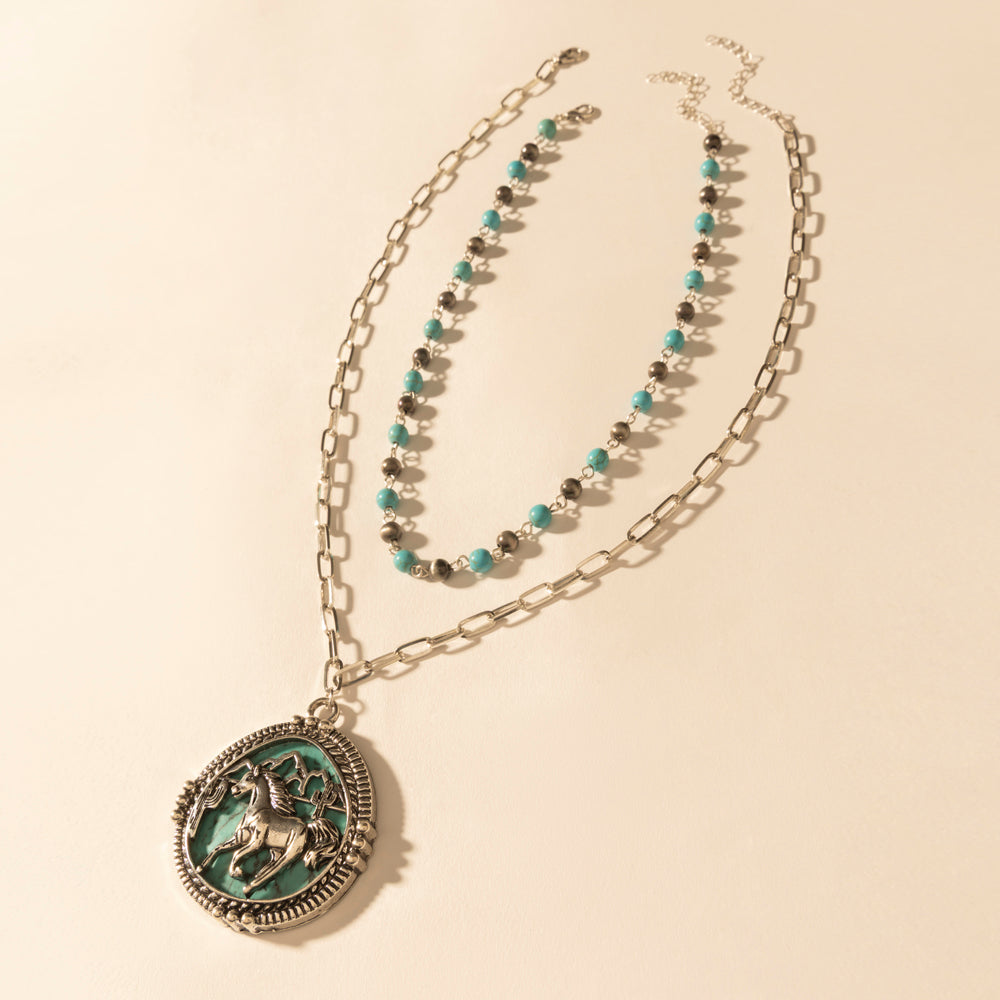 The Lone Rider Chain in Turquoise