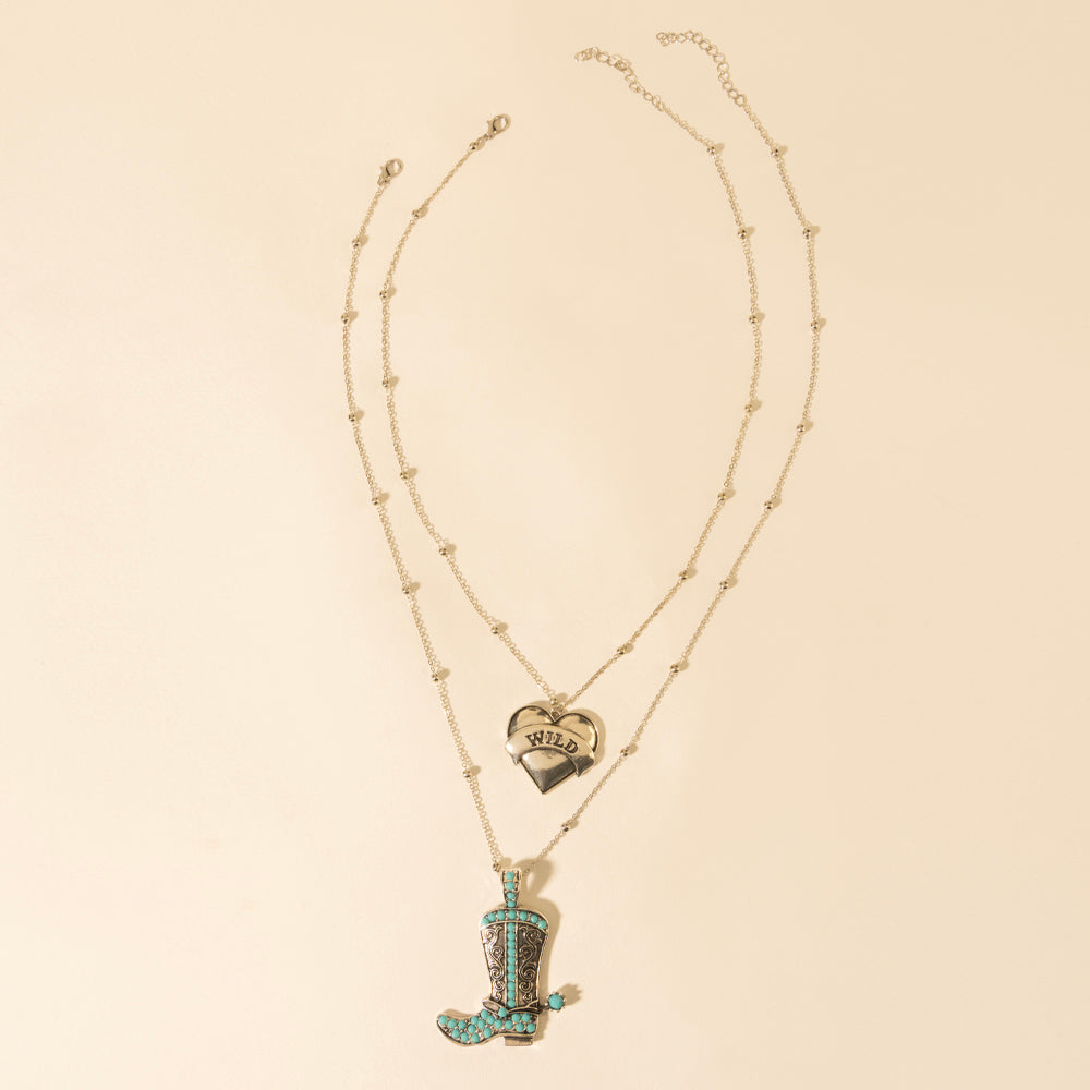Wild Star Stomping Necklace in Desert Turquoise