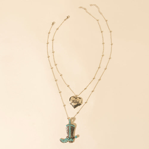 Wild Star Stomping Necklace in Desert Turquoise