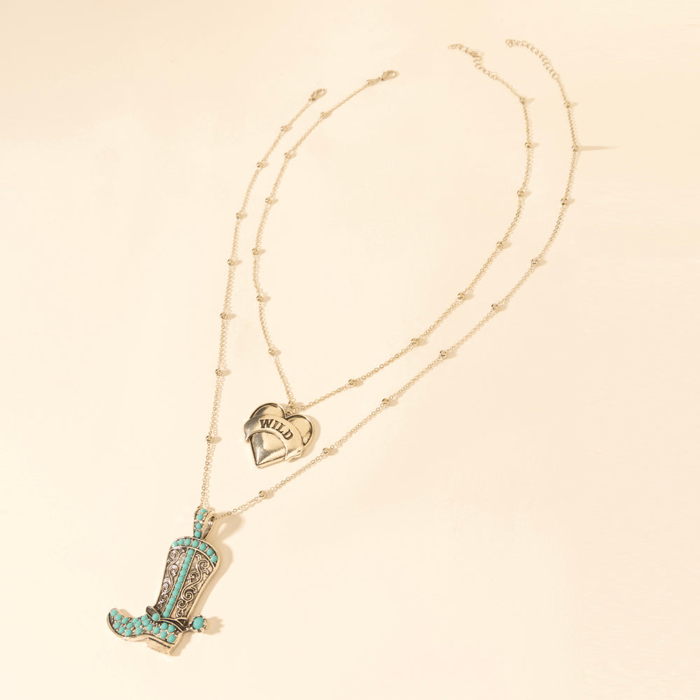 Wild Star Stomping Necklace in Desert Turquoise