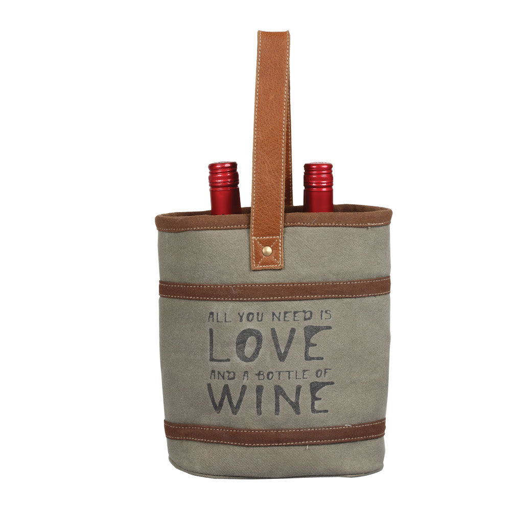 Wine And Love Double Wine Bag - Myra Bags