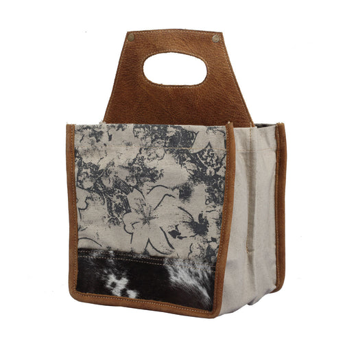 Leaf Print  6-Pack Beer Caddy