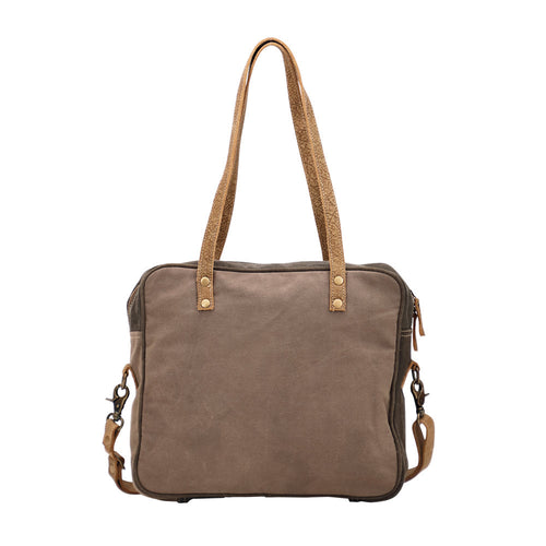 Stipple Print Messenger Bag - Myra Bags