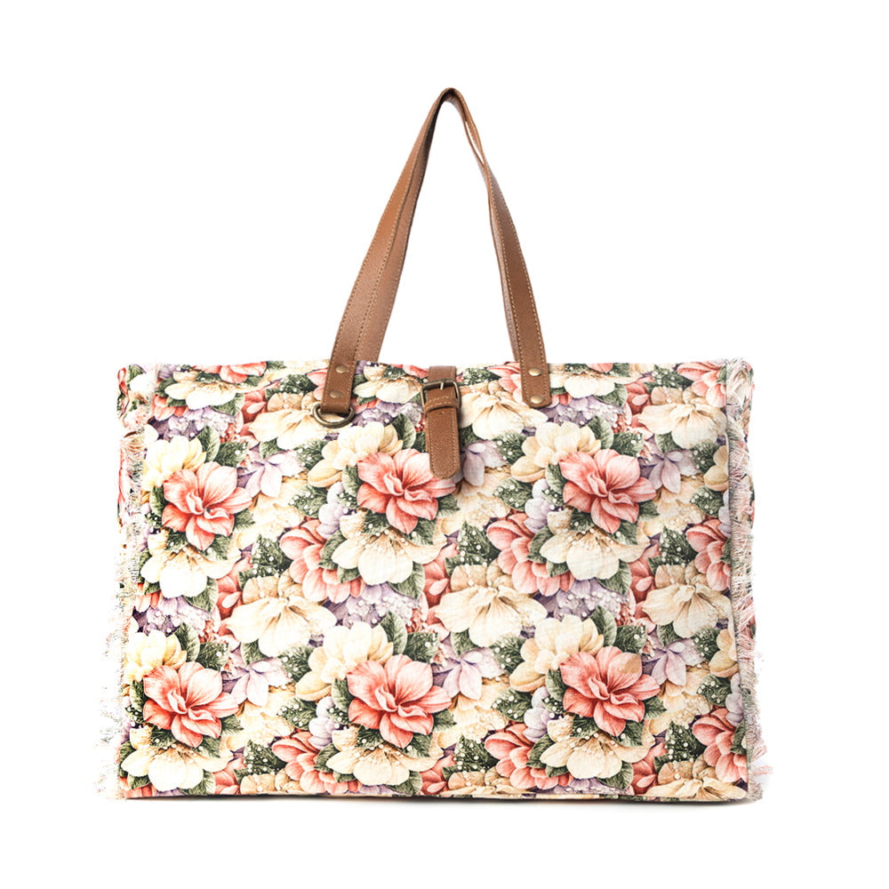 Myra Meadow Crest Weekender Bag in Floral Multi