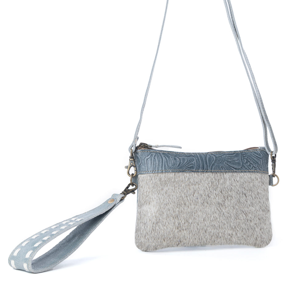 Myra Dust Creek Leather Belt Bag in Sage Mist