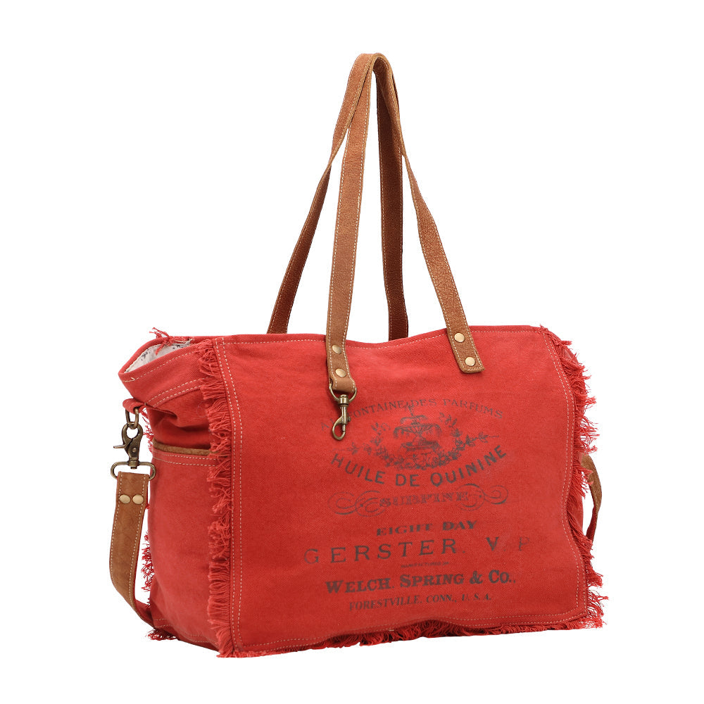Carmine Weekender Bag - Myra Bags