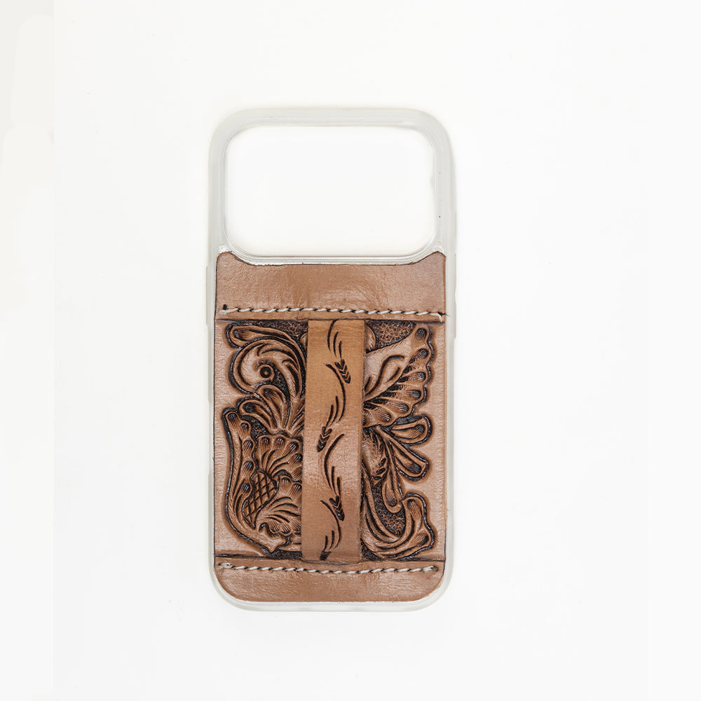 Toolcrest Handtooled iPhone 17 Pro Mobile Case