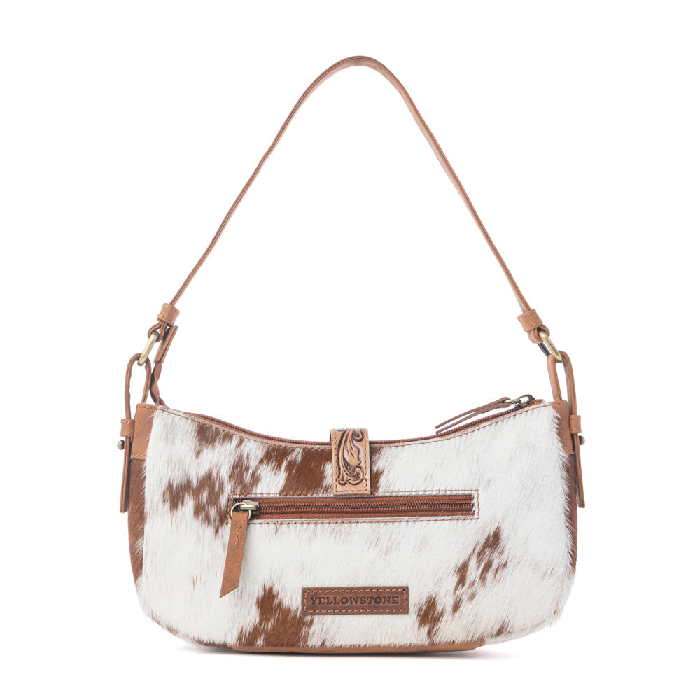 Yellowstone Timberline Handtooled Bag in Walnut Brown