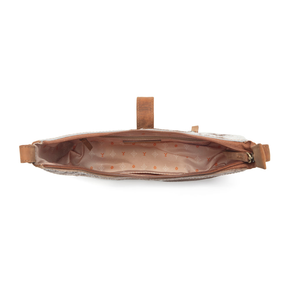 Yellowstone Timberline Handtooled Bag in Walnut Brown