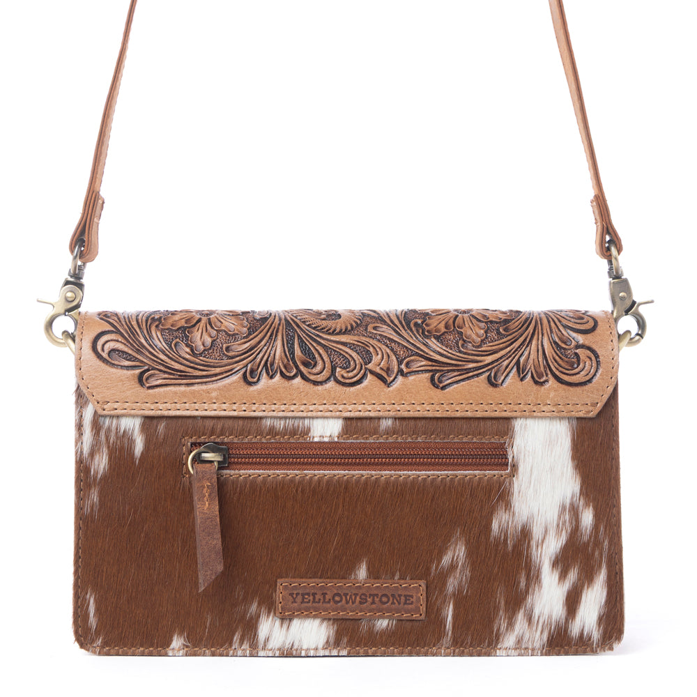 Yellowstone Russet Valley Handtooled Bag in Warm Chestnut