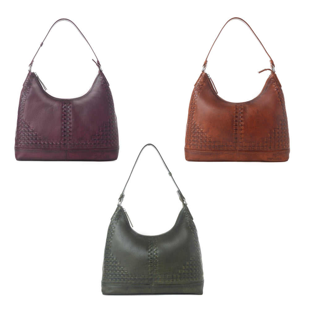 Zidana Marlowe Dusk Veg Tanned Leather Bag Variant Combo