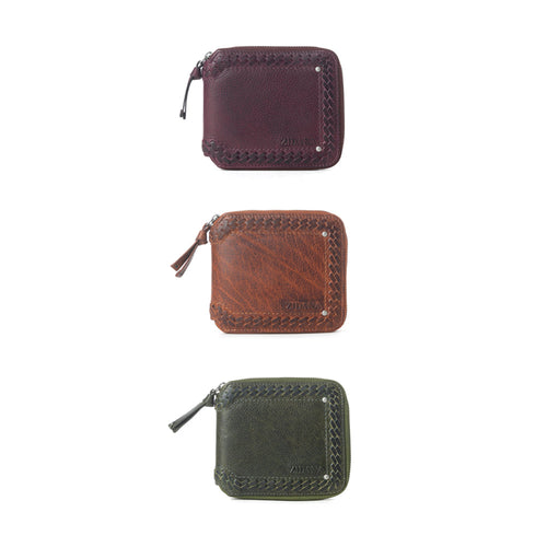 Zidana Dante Men's Veg Tanned Leather Wallet Variant Combo
