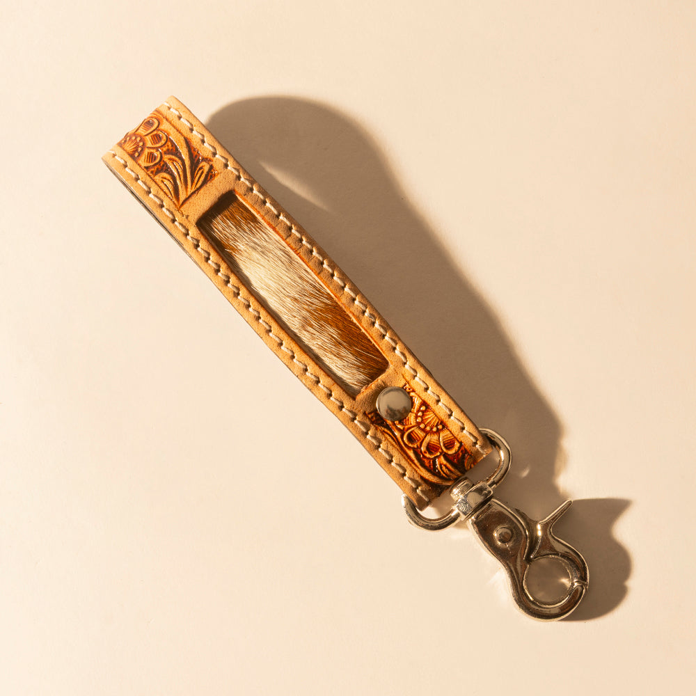 Hide Inlay Western Key Fob Variant Combo