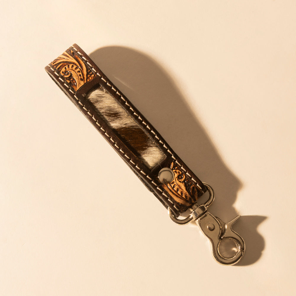 Hide Inlay Western Key Fob Variant Combo