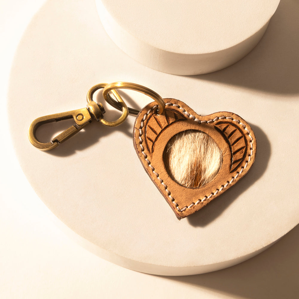 Studded Heart Western Key Fob Variant Combo