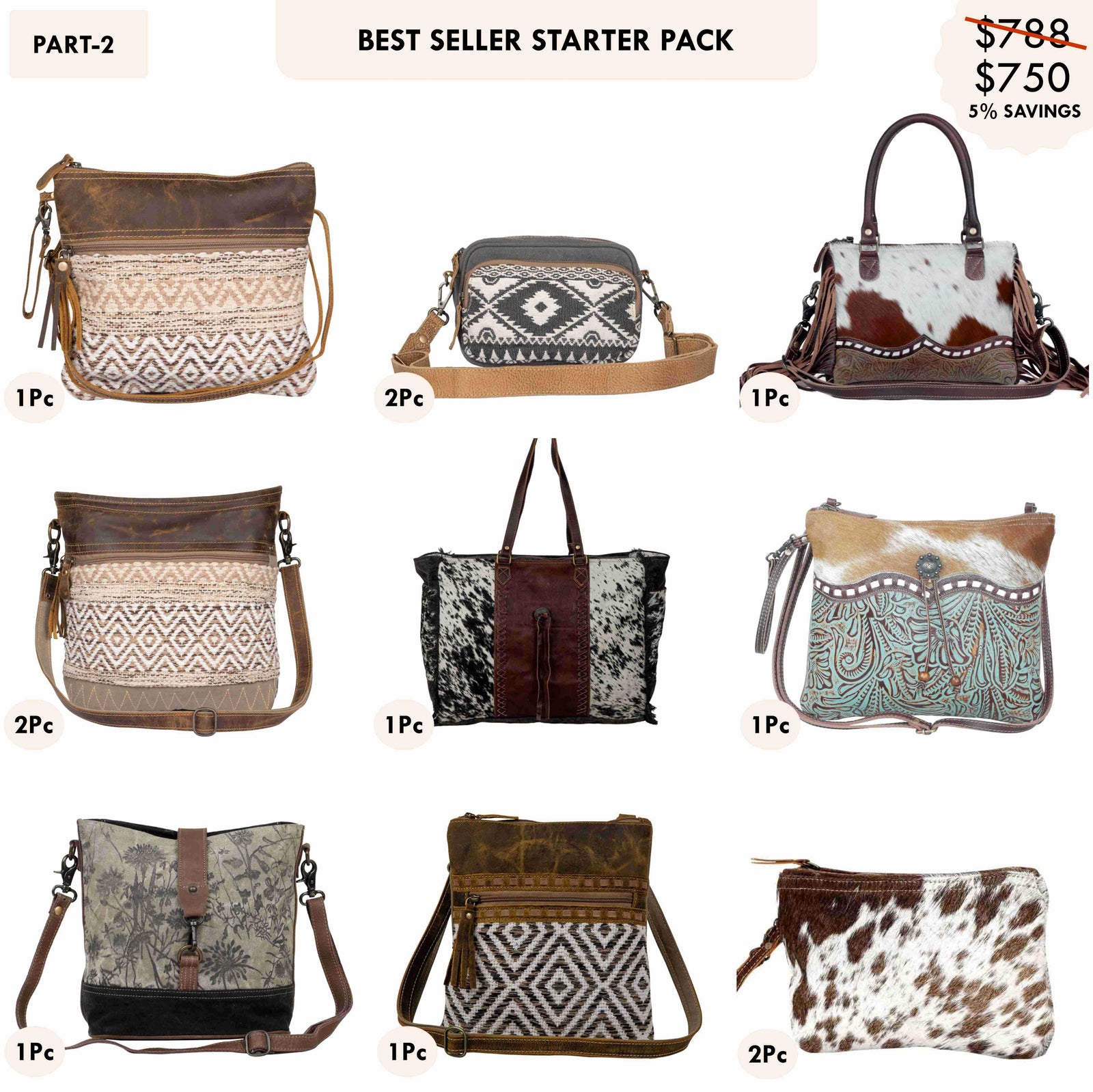 Starter Pack $750 - Best Sellers