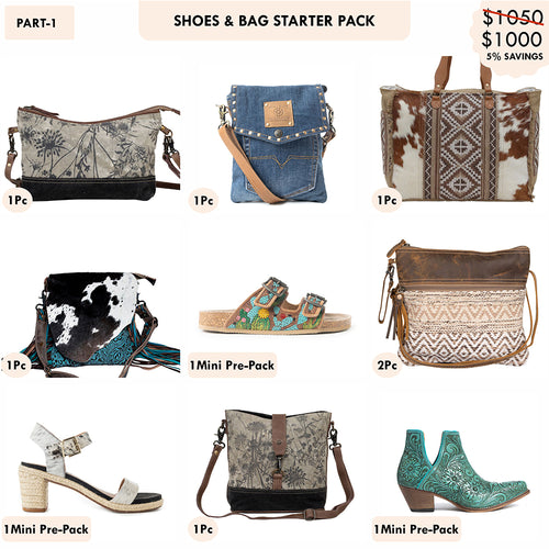 Starter Pack $1000 - Western Shoes & Bags