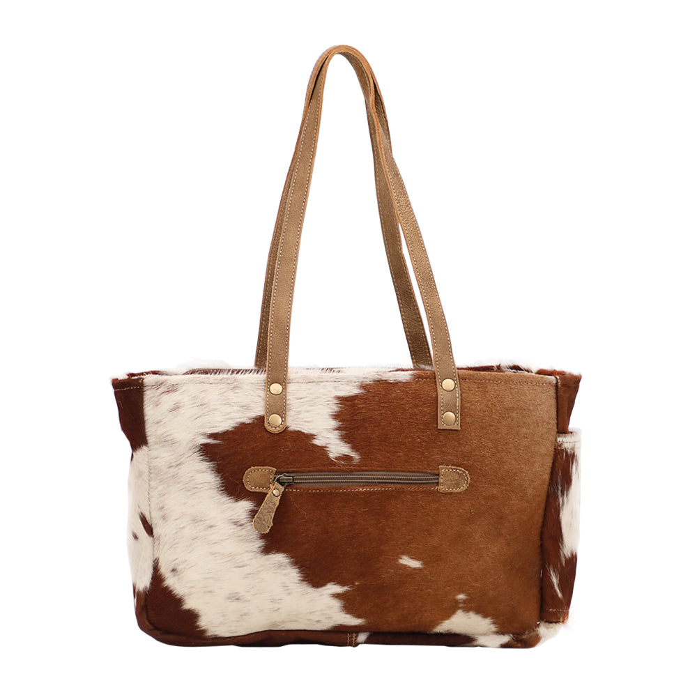 Fawn & White Hairon Small Bag - Myra Bags