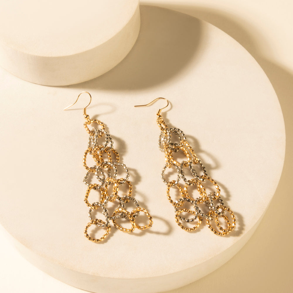 RoperLasso Loop Earrings in Burnished Amber