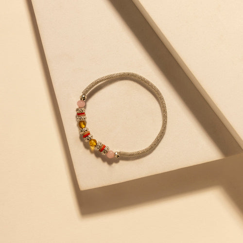 Wild Soul Charm Bracelet in Desert Blush