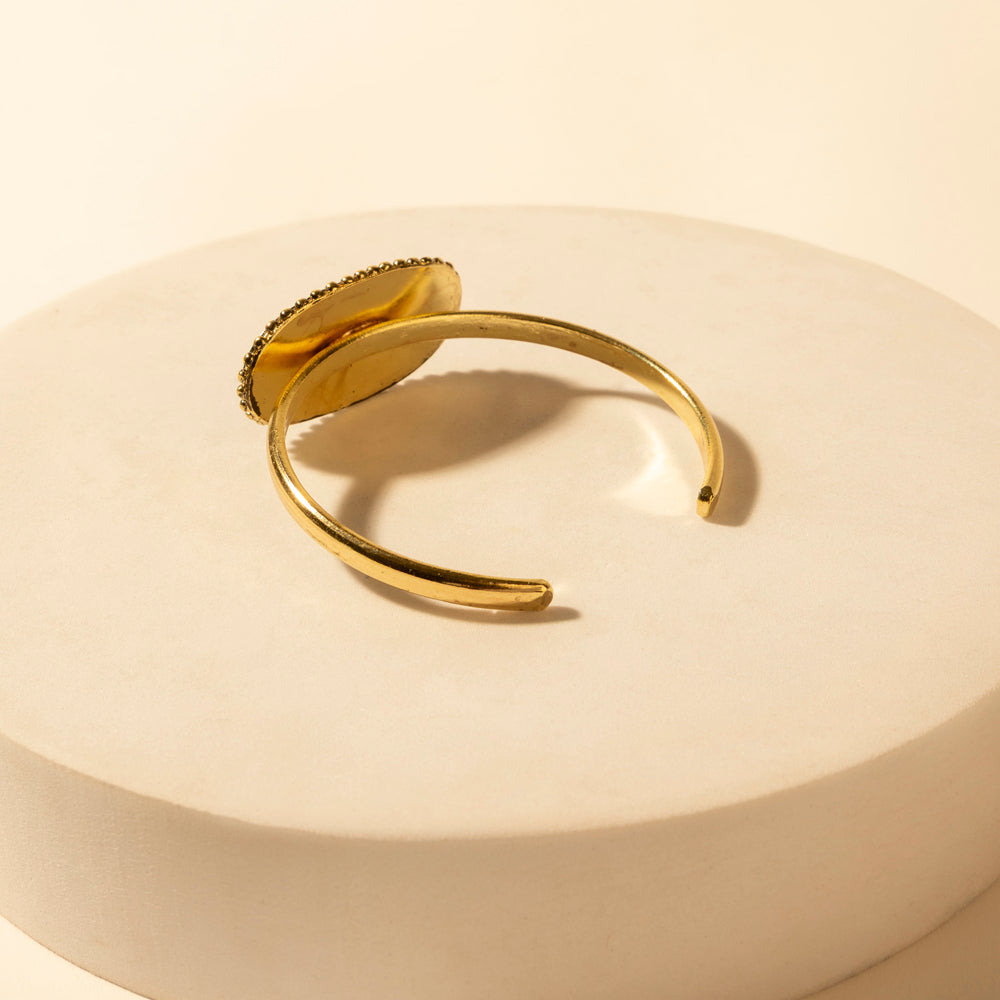 Skycode Oval Cuff in Sonora Turquoise