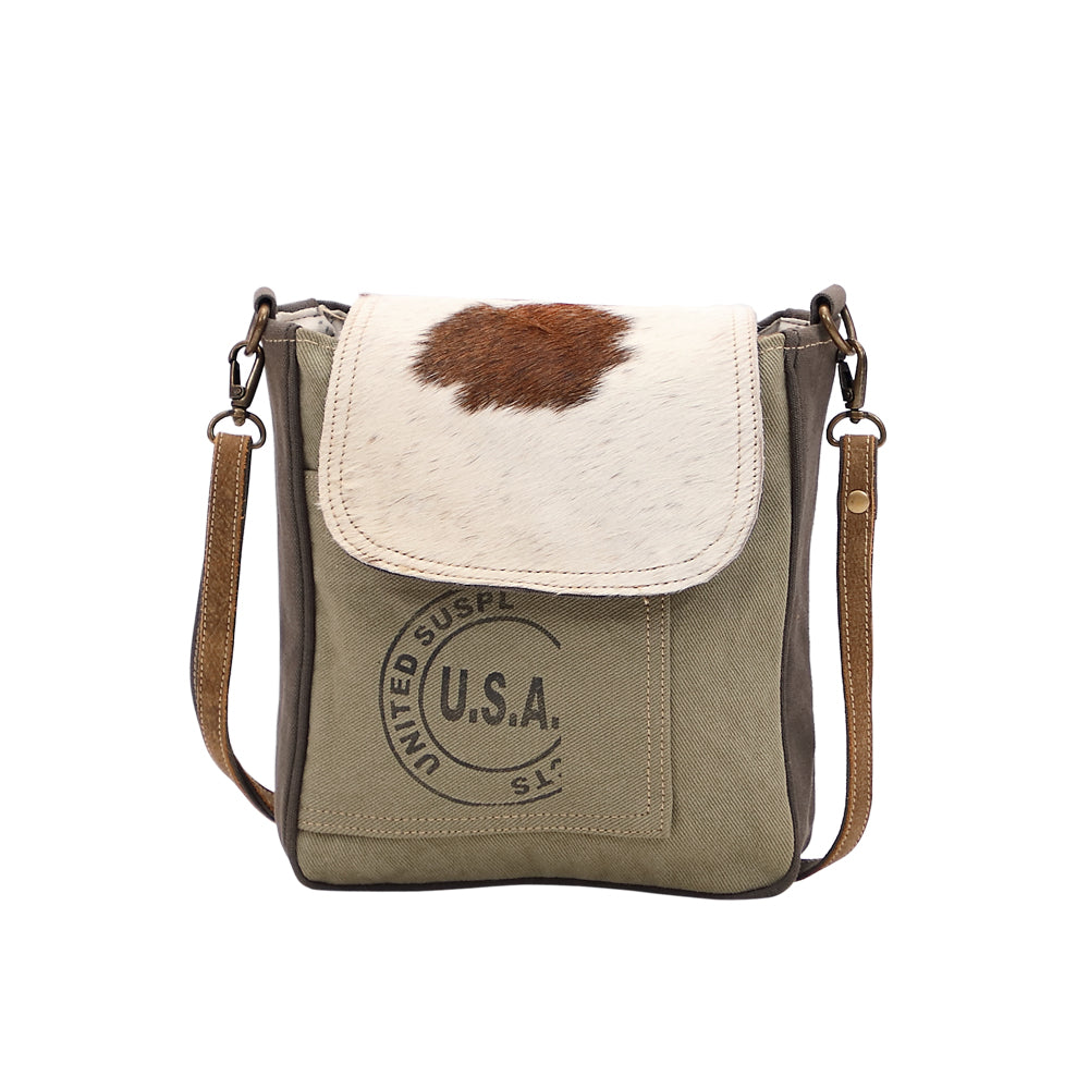 Usa Print Cross Body Bag