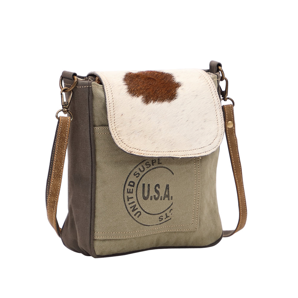 Usa Print Cross Body Bag