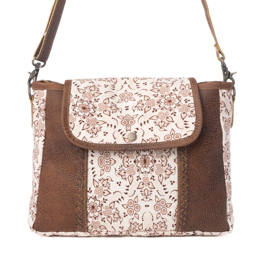 Oakline Cotton & Leather Shoulder Bag Variant Combo