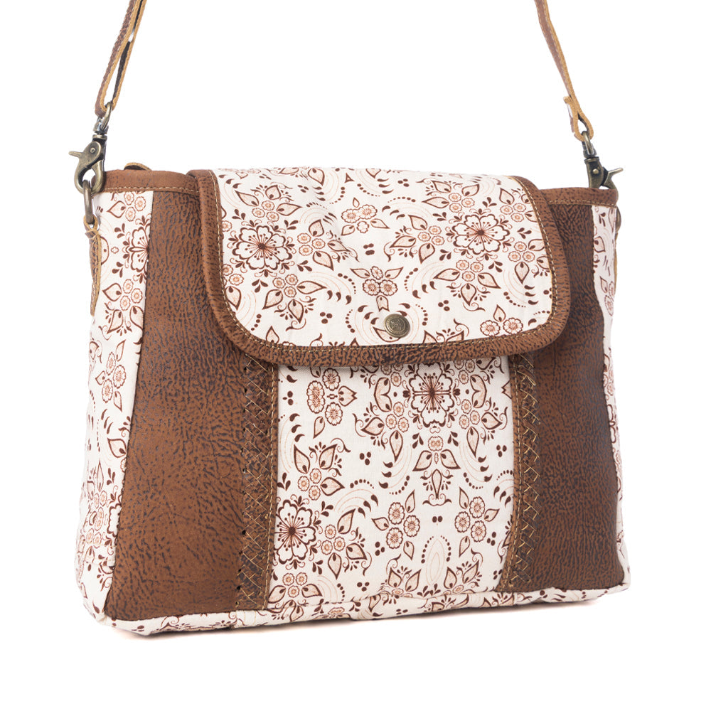 Oakline Cotton & Leather Shoulder Bag Variant Combo