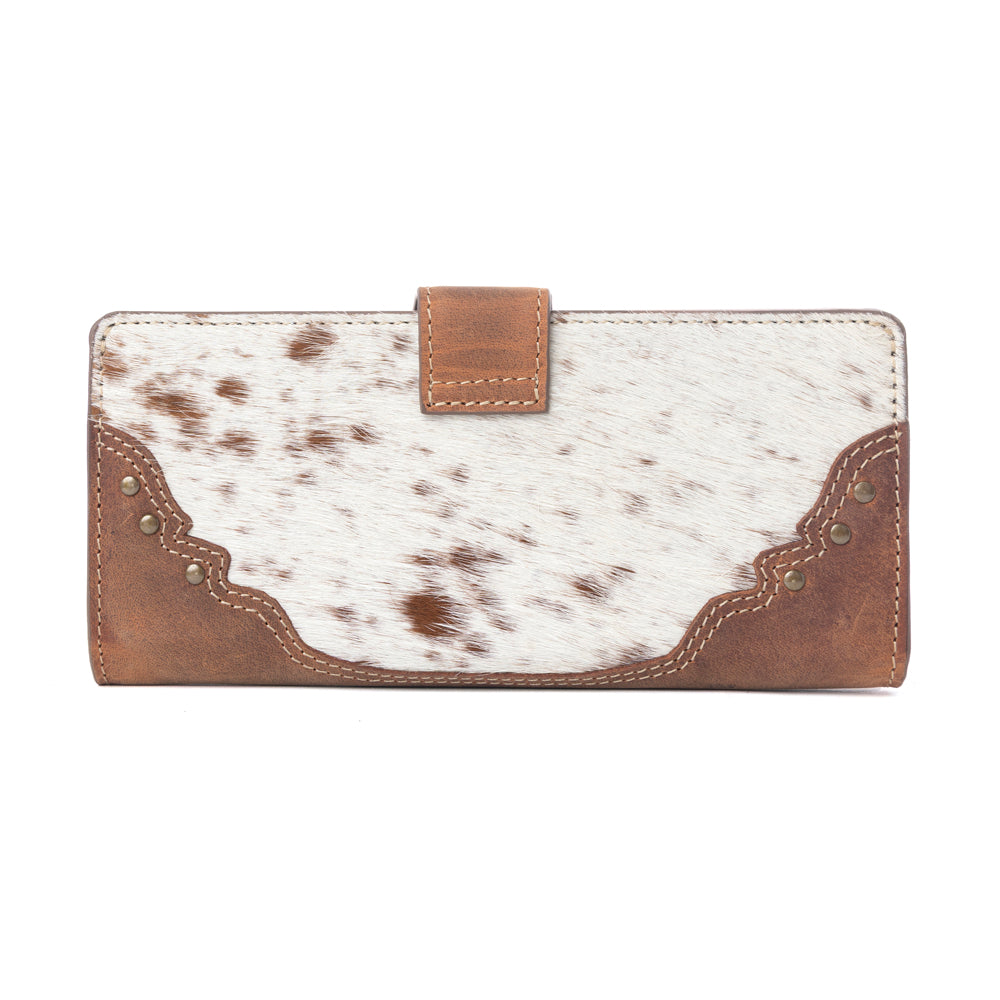 Cedarbar Hairon Leather Women’s Wallet in Honey Drift