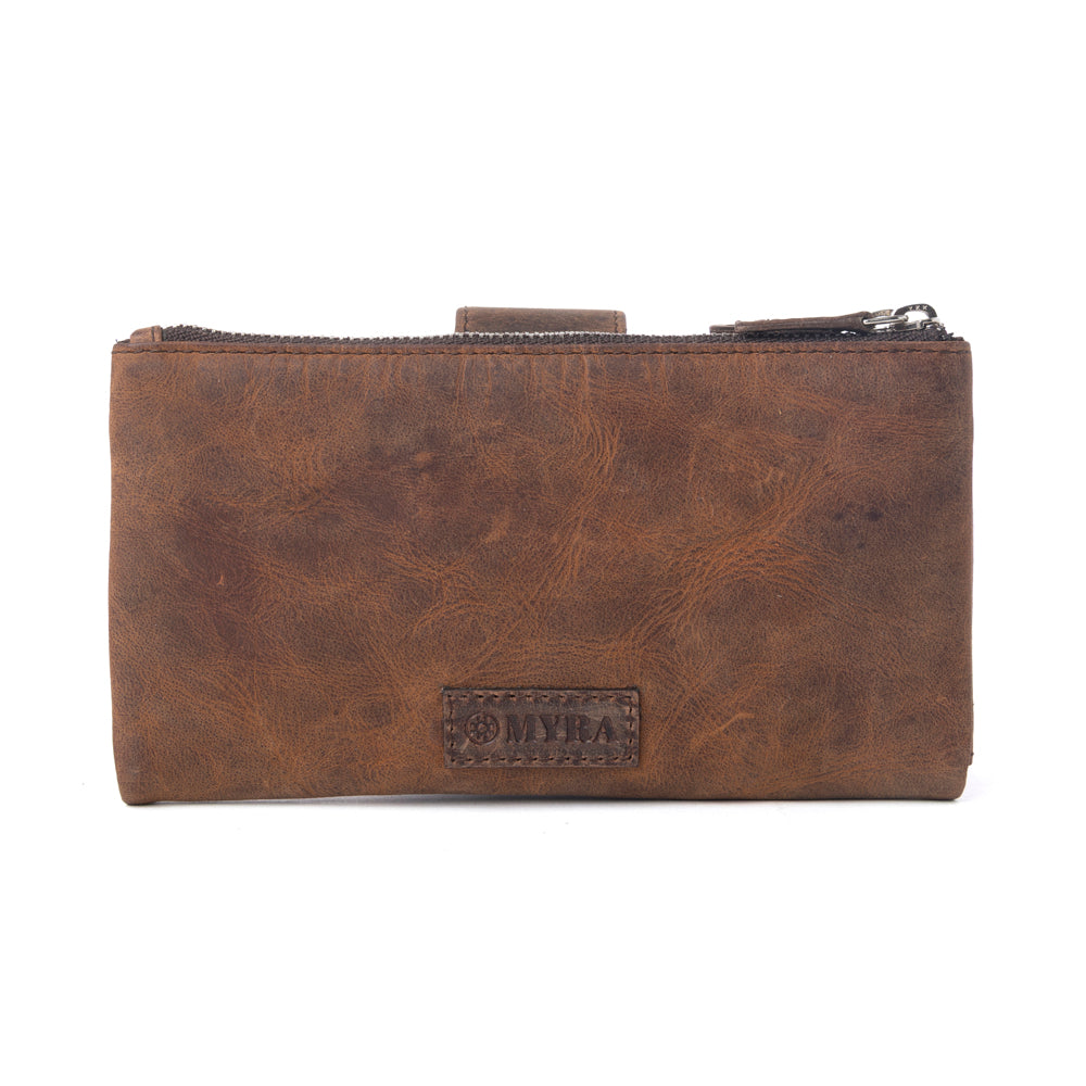 Iron Hill Concho Leather Women’s Wallet in Ochre Veil