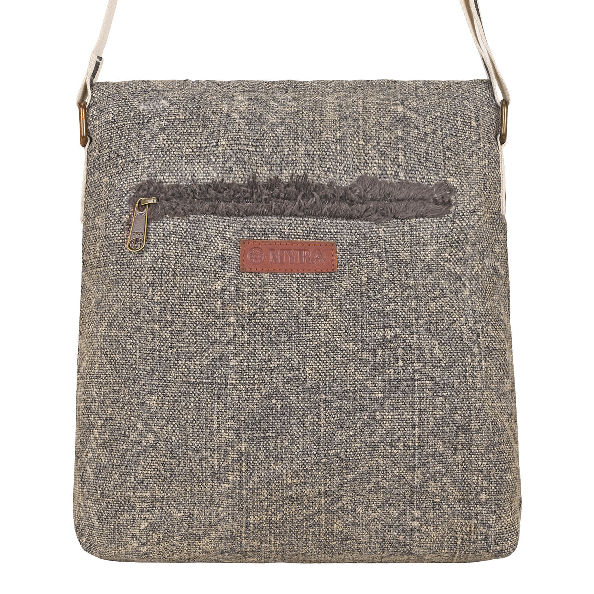 Watergap Shoulder Bag for Women in sand grain with whipstitch