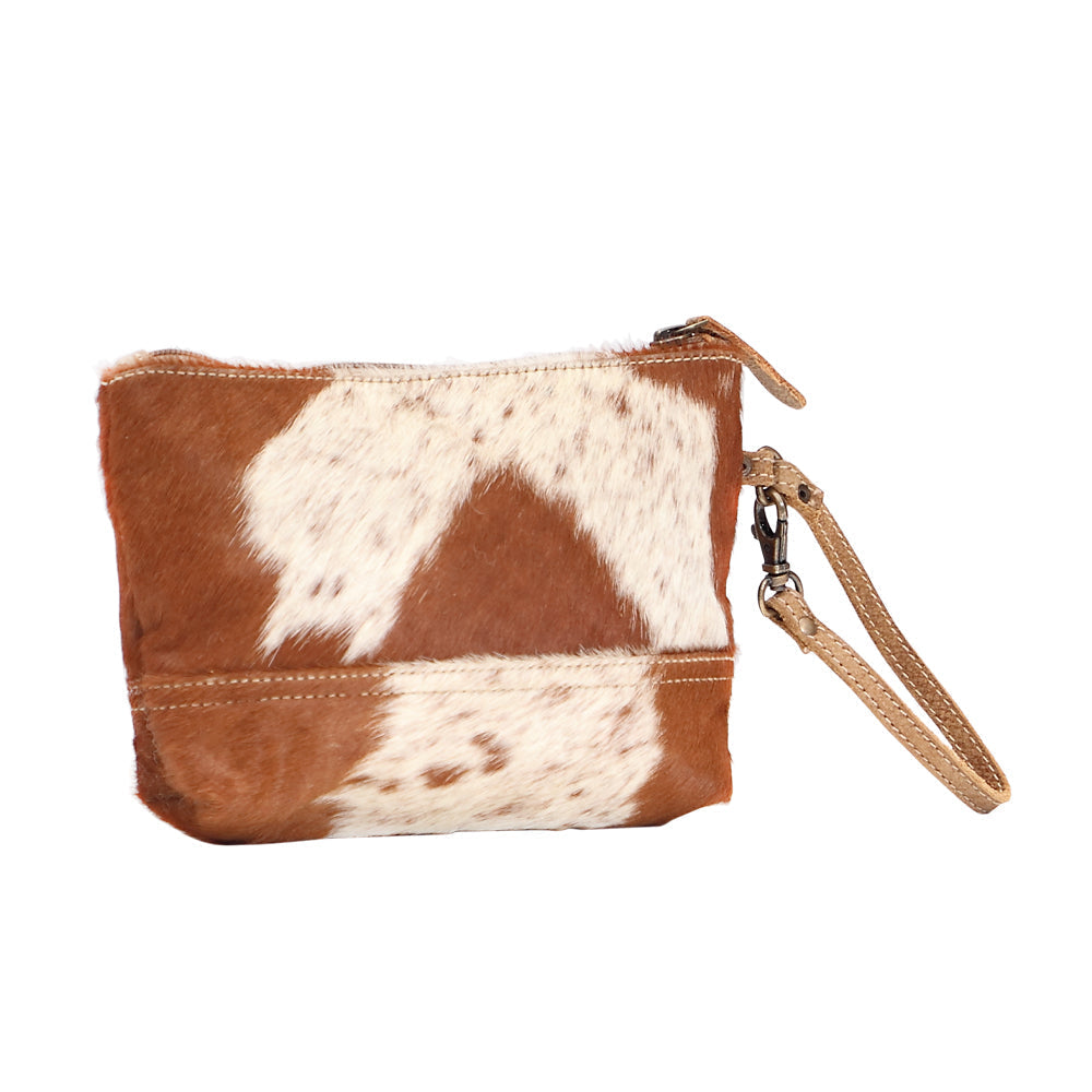 Snowy & Cocoa Hairon Pouch