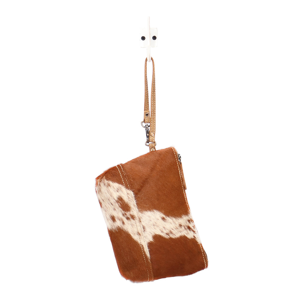Snowy & Cocoa Hairon Pouch