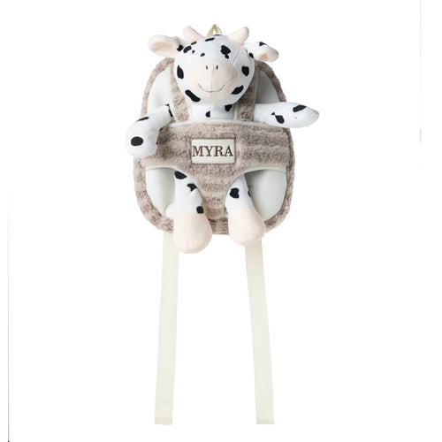 Little Moo Kids Backpack in Toffee Ranch