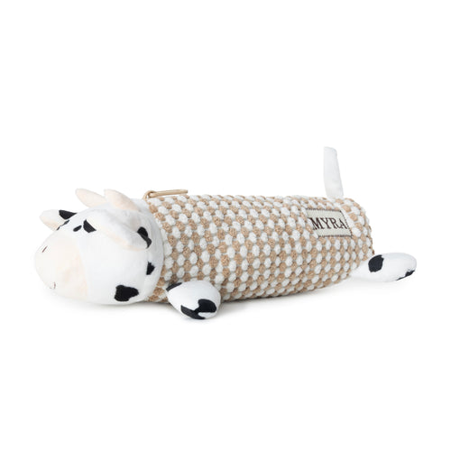 Cowbuddy Pencil Case in Brown and Creme