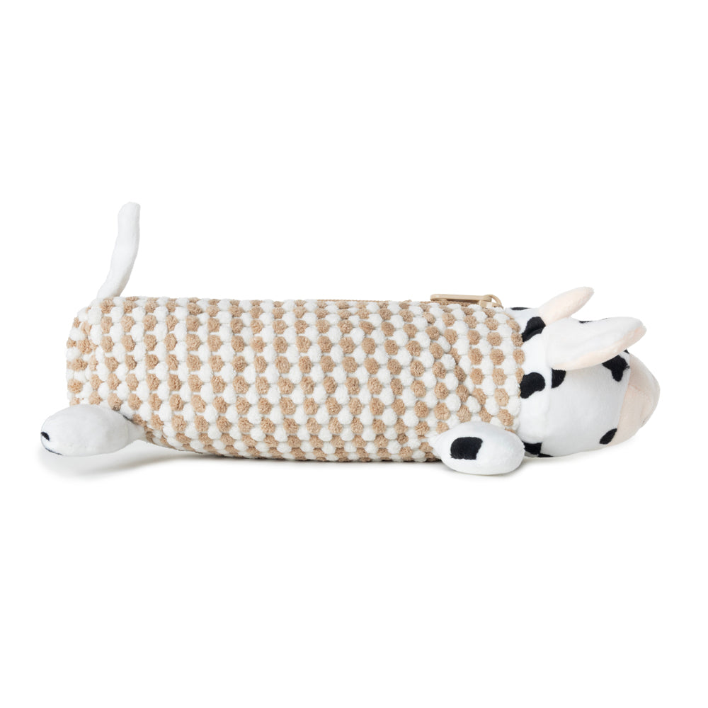Cowbuddy Pencil Case in Brown and Creme