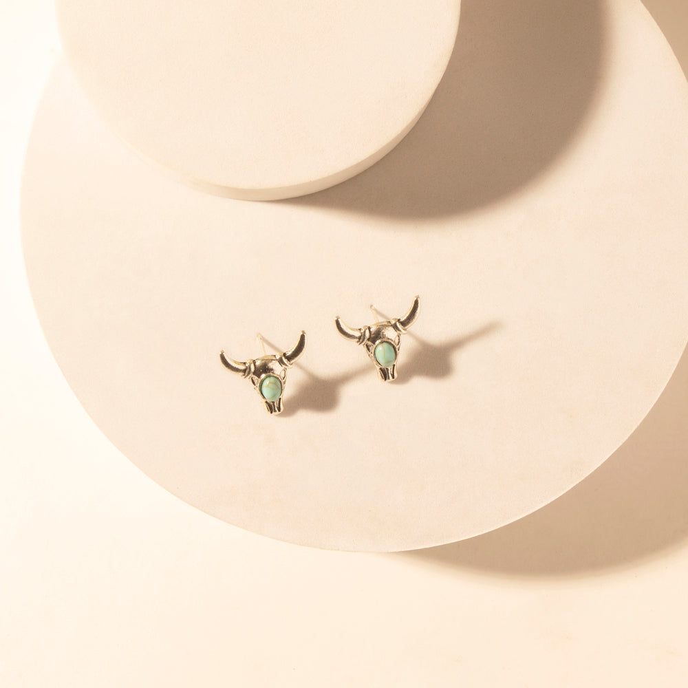 Sonoran Stud Set in with turquoise detail in premium style