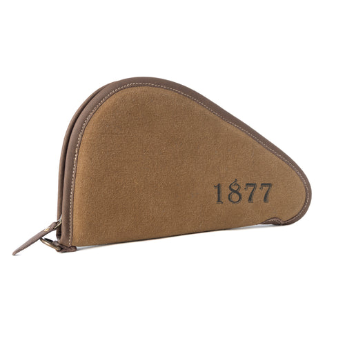 Frontier Mark Cotton Leather Gun Case in Antique Olive